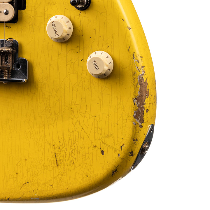 Fender Custom Shop Lark Limited 10 “Wild Horse” 1963 HS Stratocaster Heavy Relic - Graffiti Yellow (380)