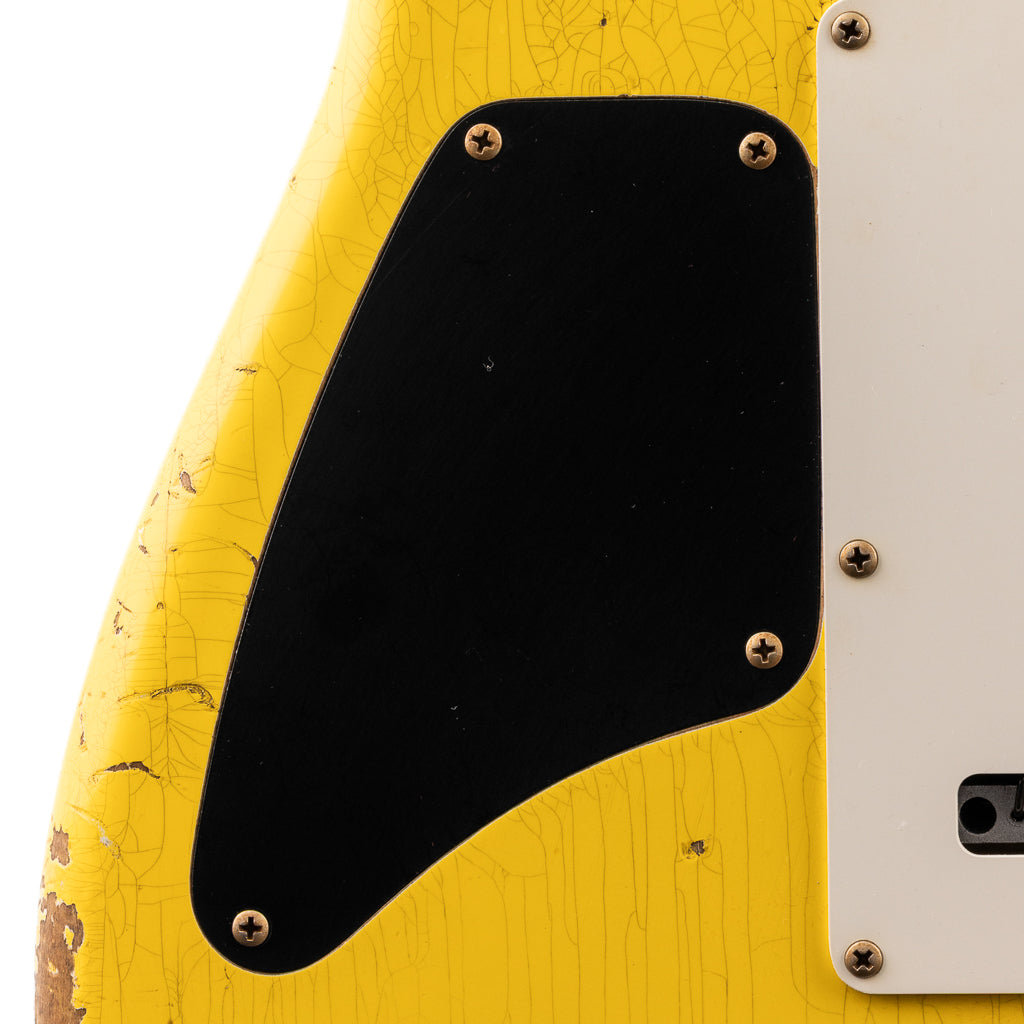 Fender Custom Shop Lark Limited 10 “Wild Horse” 1963 HS Stratocaster Heavy Relic - Graffiti Yellow (380)