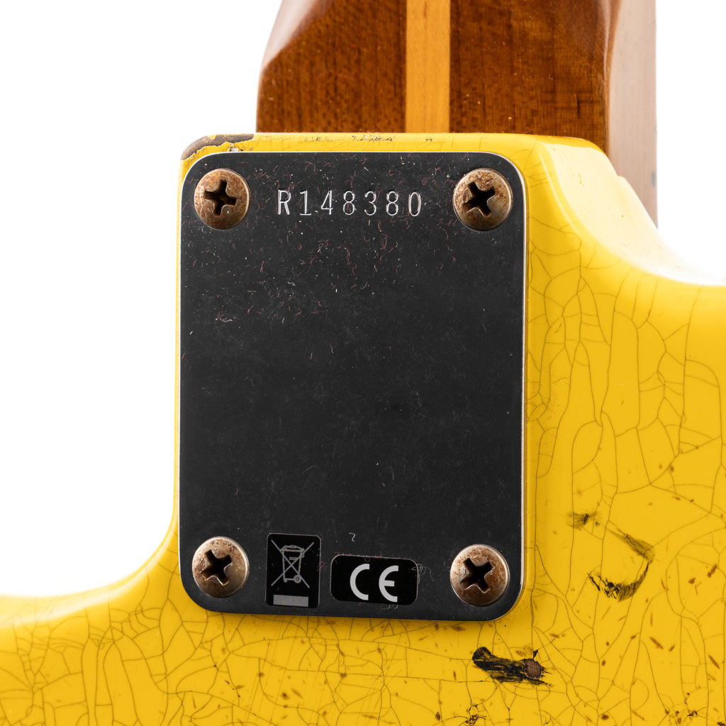 Fender Custom Shop Lark Limited 10 “Wild Horse” 1963 HS Stratocaster Heavy Relic - Graffiti Yellow (380)
