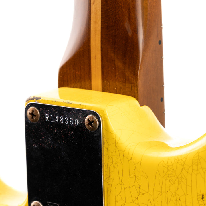 Fender Custom Shop Lark Limited 10 “Wild Horse” 1963 HS Stratocaster Heavy Relic - Graffiti Yellow (380)