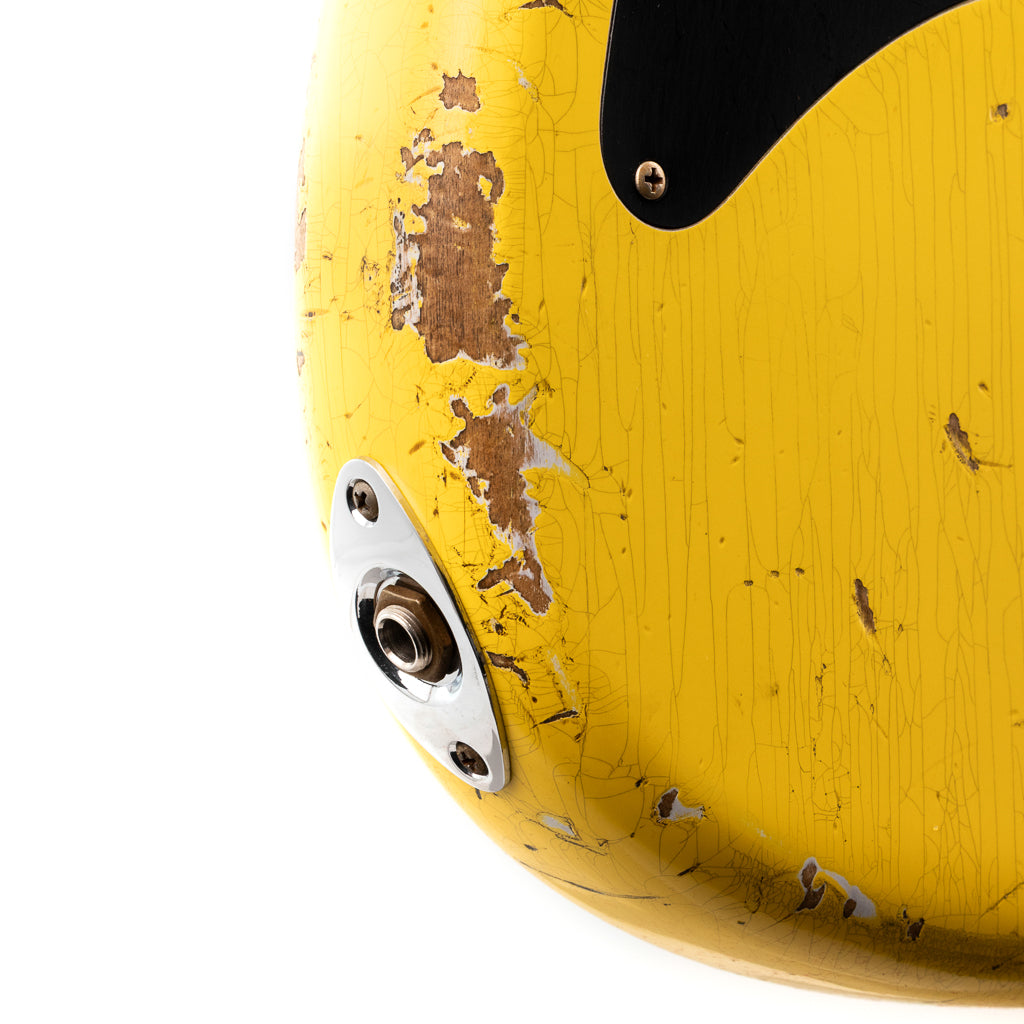Fender Custom Shop Lark Limited 10 “Wild Horse” 1963 HS Stratocaster Heavy Relic - Graffiti Yellow (380)