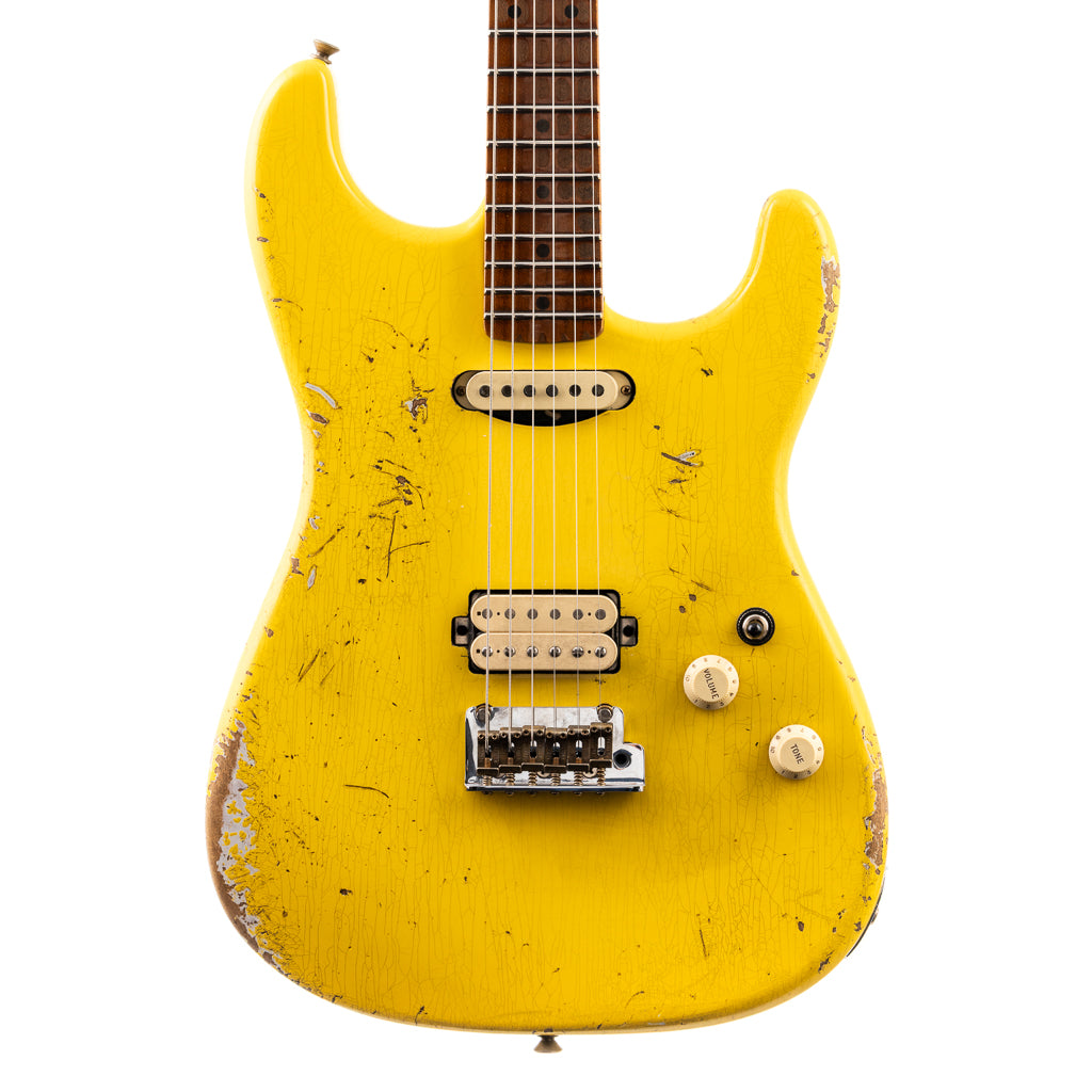 Fender Custom Shop Lark Limited 10 “Wild Horse” 1963 HS Stratocaster Heavy Relic - Graffiti Yellow (380)