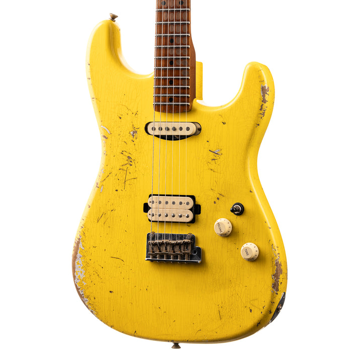 Fender Custom Shop Lark Limited 10 “Wild Horse” 1963 HS Stratocaster Heavy Relic - Graffiti Yellow (380)