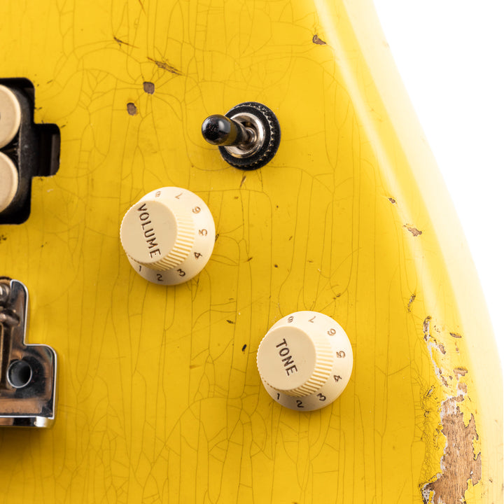 Fender Custom Shop Lark Limited 10 “Wild Horse” 1963 HS Stratocaster Heavy Relic - Graffiti Yellow (380)