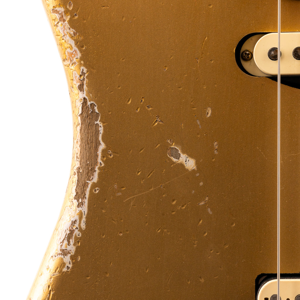 Fender Custom Shop Lark Limited 10 “Wild Horse” 1963 HS Stratocaster Heavy Relic - HLE Gold (397)