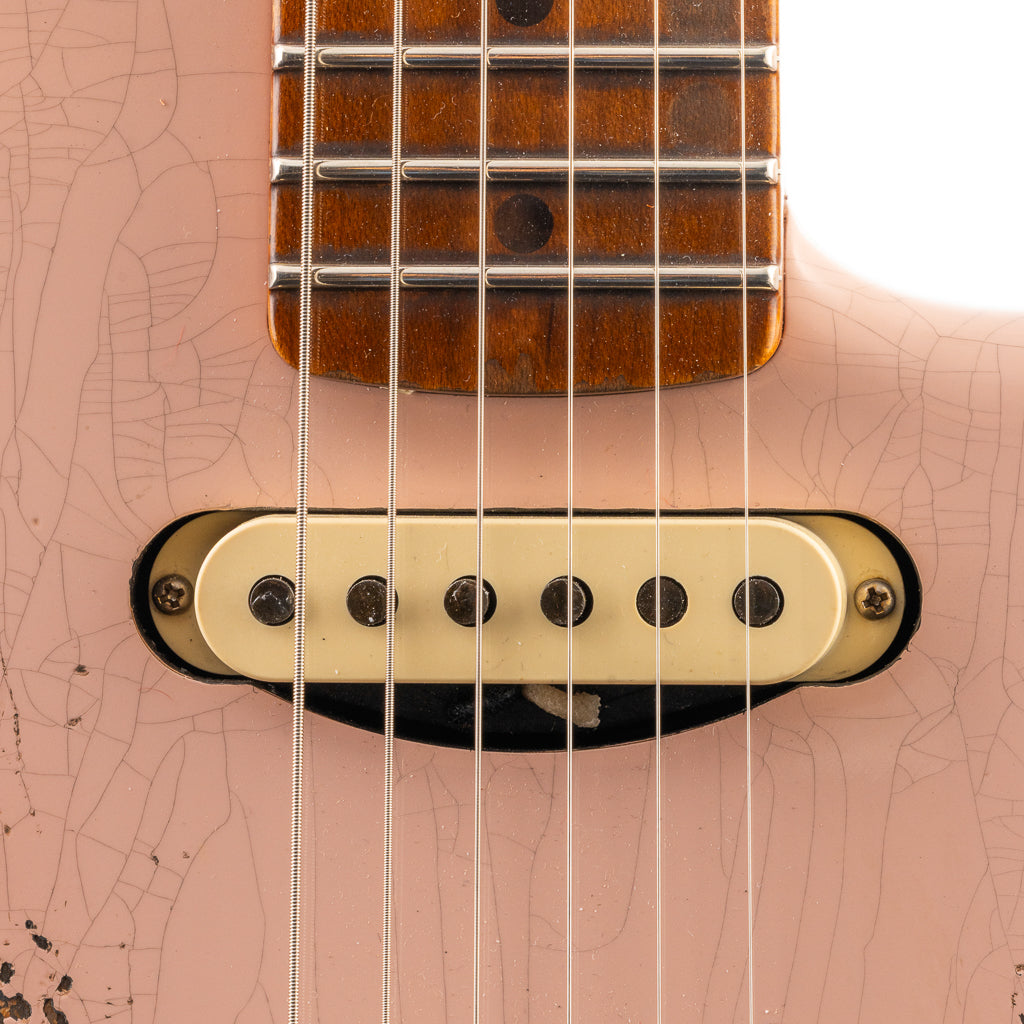 Fender Custom Shop Lark Limited 10 “Wild Horse” 1963 HS Stratocaster Heavy Relic - Shell Pink (071)
