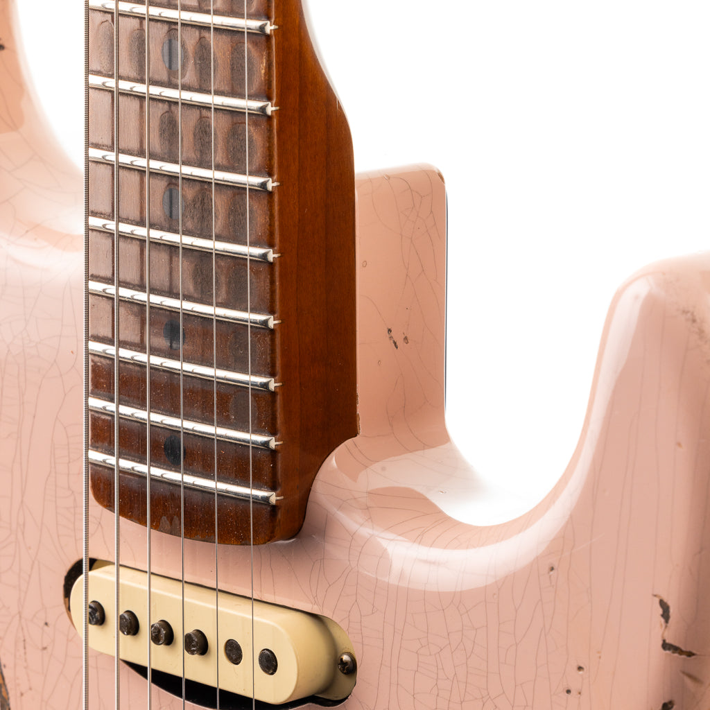 Fender Custom Shop Lark Limited 10 “Wild Horse” 1963 HS Stratocaster Heavy Relic - Shell Pink (071)