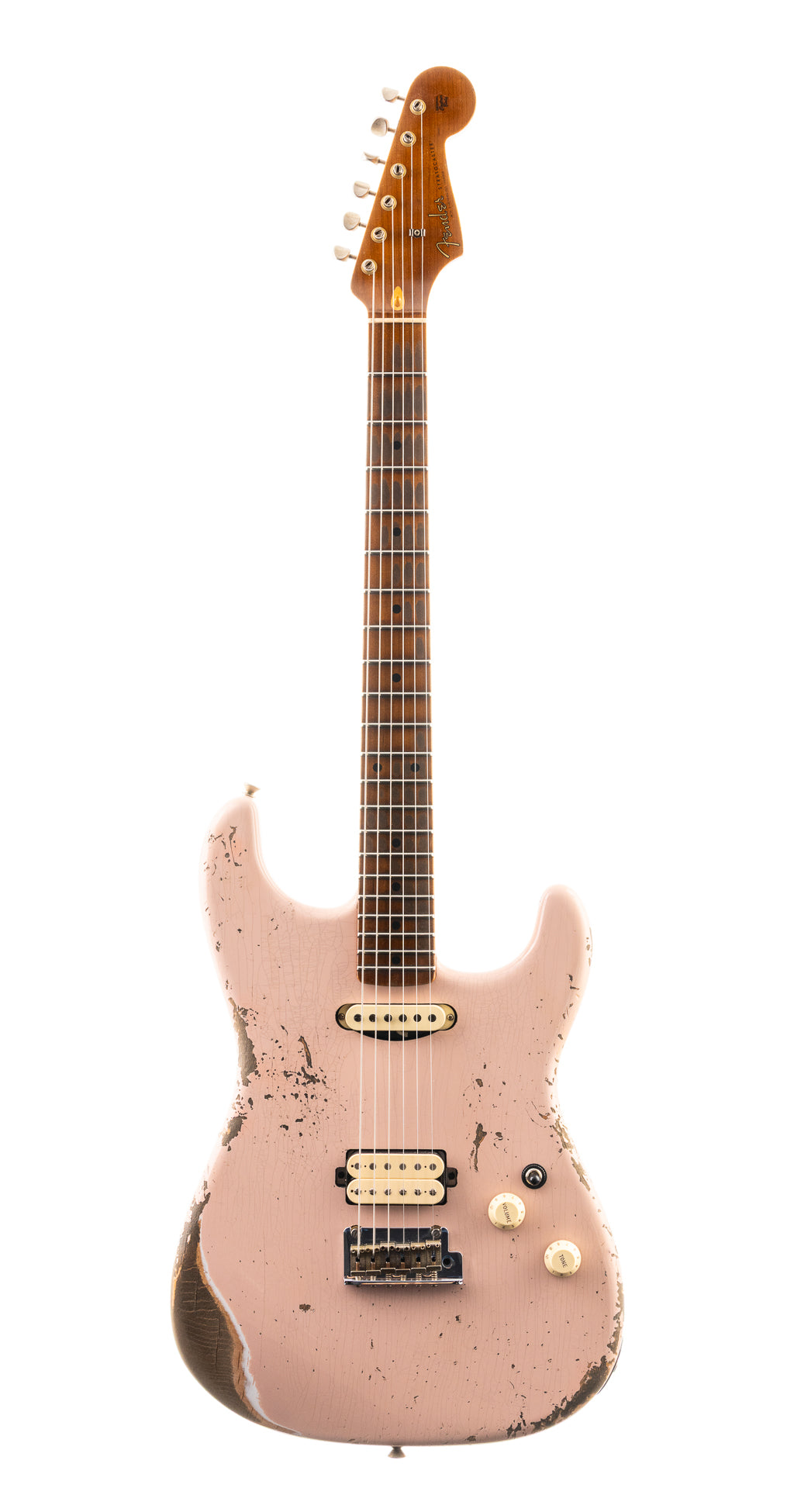 Fender Custom Shop Lark Limited 10 “Wild Horse” 1963 HS Stratocaster Heavy Relic - Shell Pink (071)