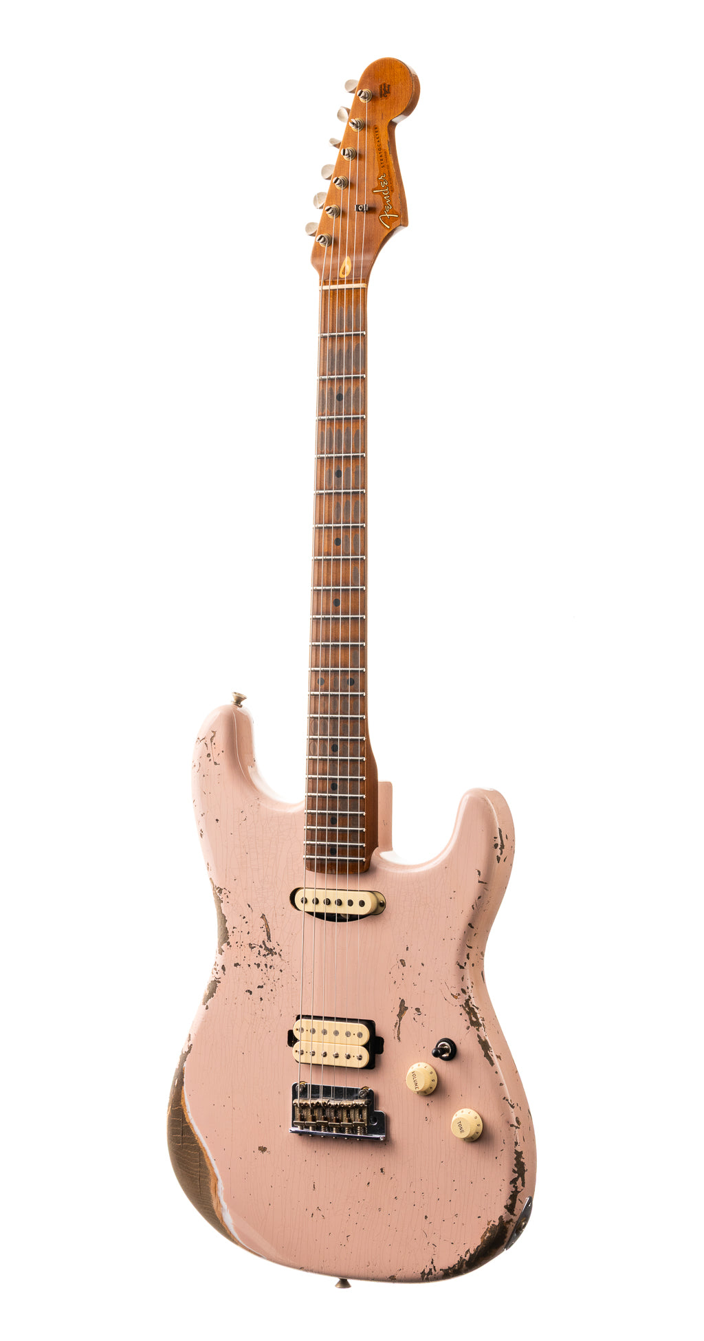 Fender Custom Shop Lark Limited 10 “Wild Horse” 1963 HS Stratocaster Heavy Relic - Shell Pink (071)