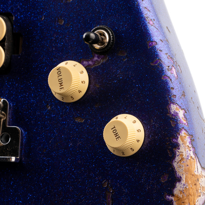 Fender Custom Shop Lark Limited 10 “Wild Horse” 1963 HS Stratocaster Heavy Relic - Purple Sparkle (386)