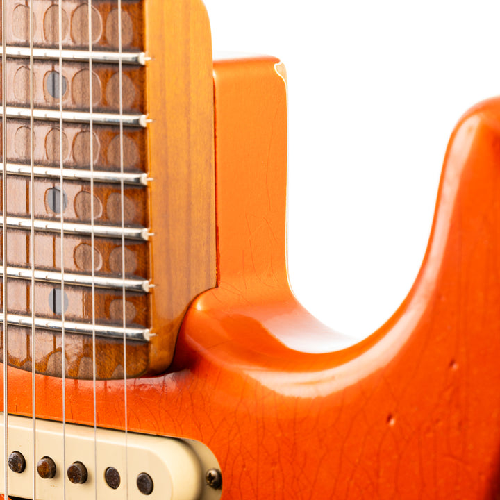 Custom Shop Lark Limited 10 “Wild Horse” 1963 HS Stratocaster Heavy Relic - Candy Tangerine (414)