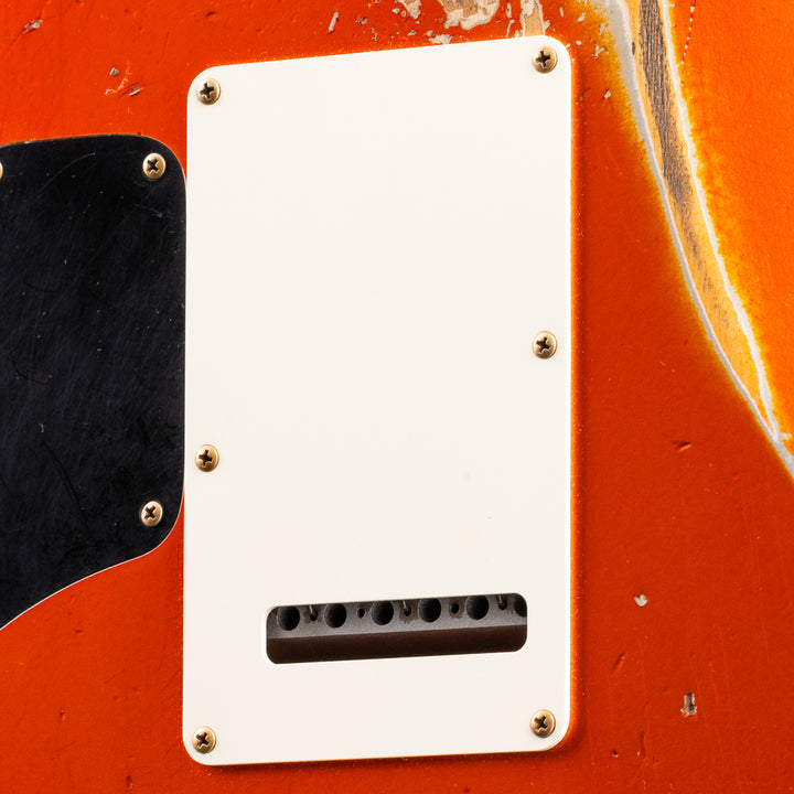 Custom Shop Lark Limited 10 “Wild Horse” 1963 HS Stratocaster Heavy Relic - Candy Tangerine (414)