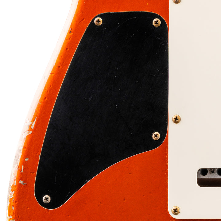 Custom Shop Lark Limited 10 “Wild Horse” 1963 HS Stratocaster Heavy Relic - Candy Tangerine (414)