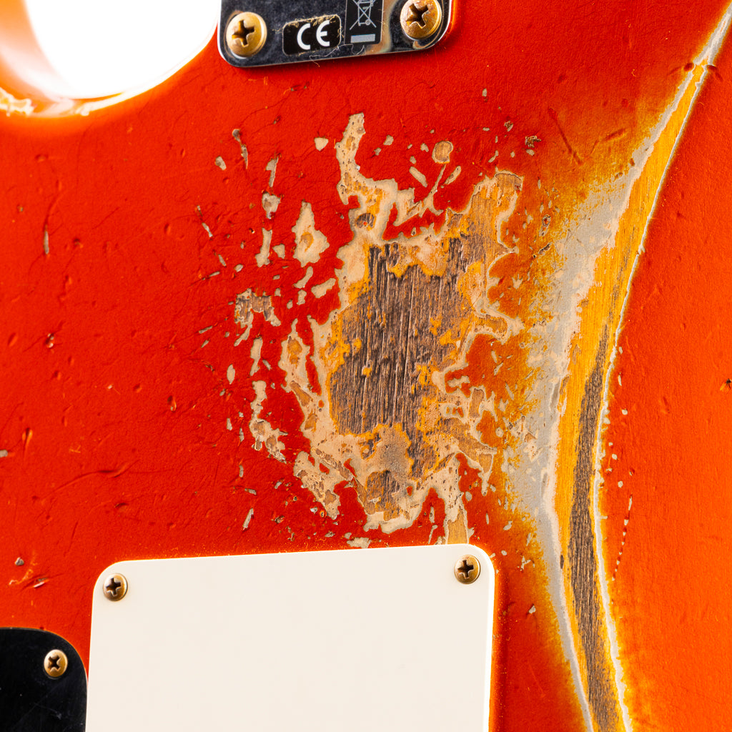 Custom Shop Lark Limited 10 “Wild Horse” 1963 HS Stratocaster Heavy Relic - Candy Tangerine (414)
