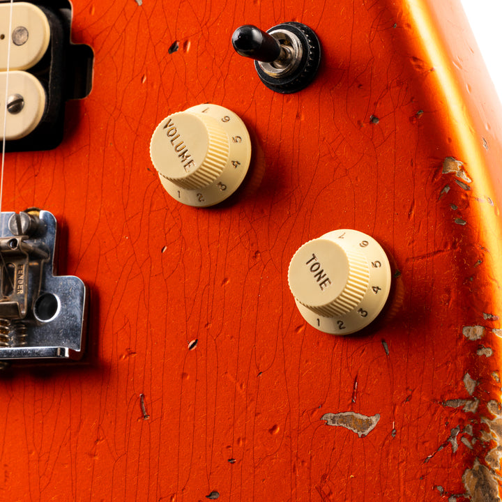 Custom Shop Lark Limited 10 “Wild Horse” 1963 HS Stratocaster Heavy Relic - Candy Tangerine (414)