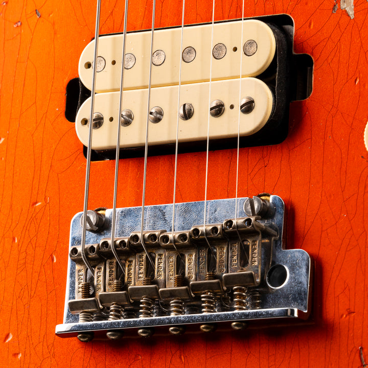 Custom Shop Lark Limited 10 “Wild Horse” 1963 HS Stratocaster Heavy Relic - Candy Tangerine (414)