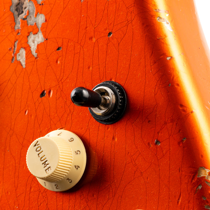 Custom Shop Lark Limited 10 “Wild Horse” 1963 HS Stratocaster Heavy Relic - Candy Tangerine (414)