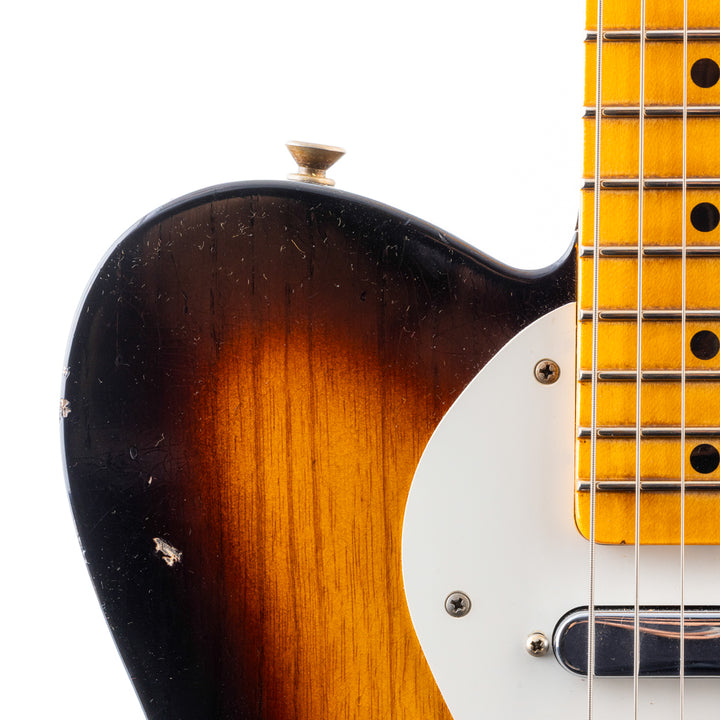 Fender Custom Shop 50s Thinline Telecaster Journeyman Relic - 2 Tone Sunburst (237)