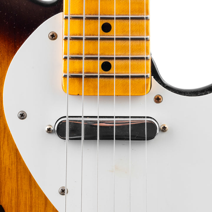 Fender Custom Shop 50s Thinline Telecaster Journeyman Relic - 2 Tone Sunburst (237)