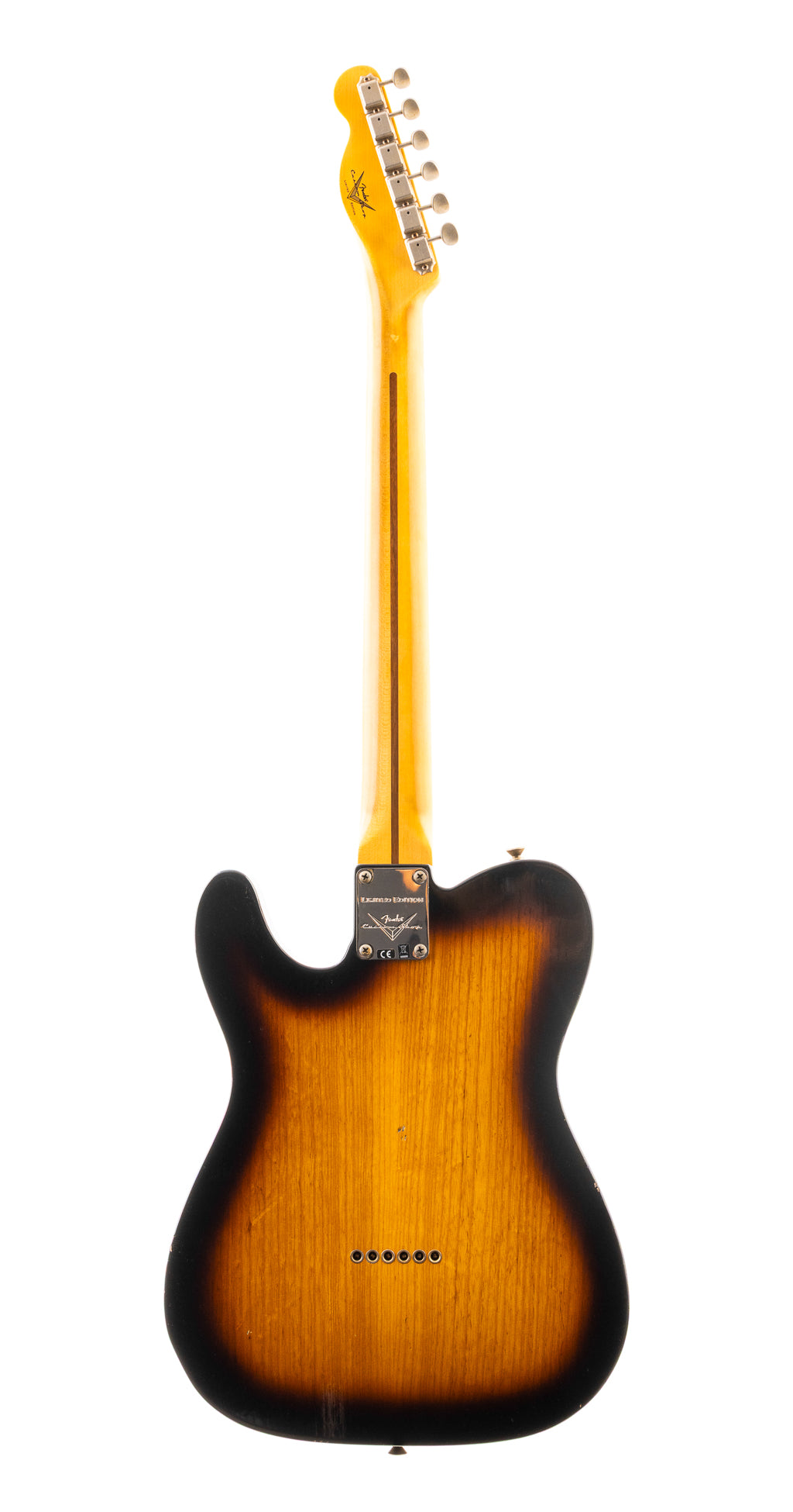 Fender Custom Shop 50s Thinline Telecaster Journeyman Relic - 2 Tone Sunburst (237)