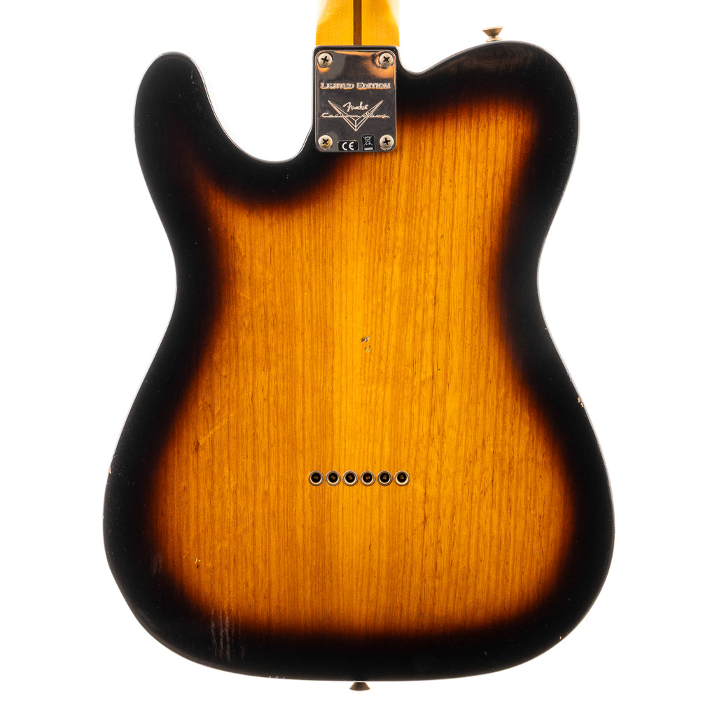 Fender Custom Shop 50s Thinline Telecaster Journeyman Relic - 2 Tone Sunburst (237)
