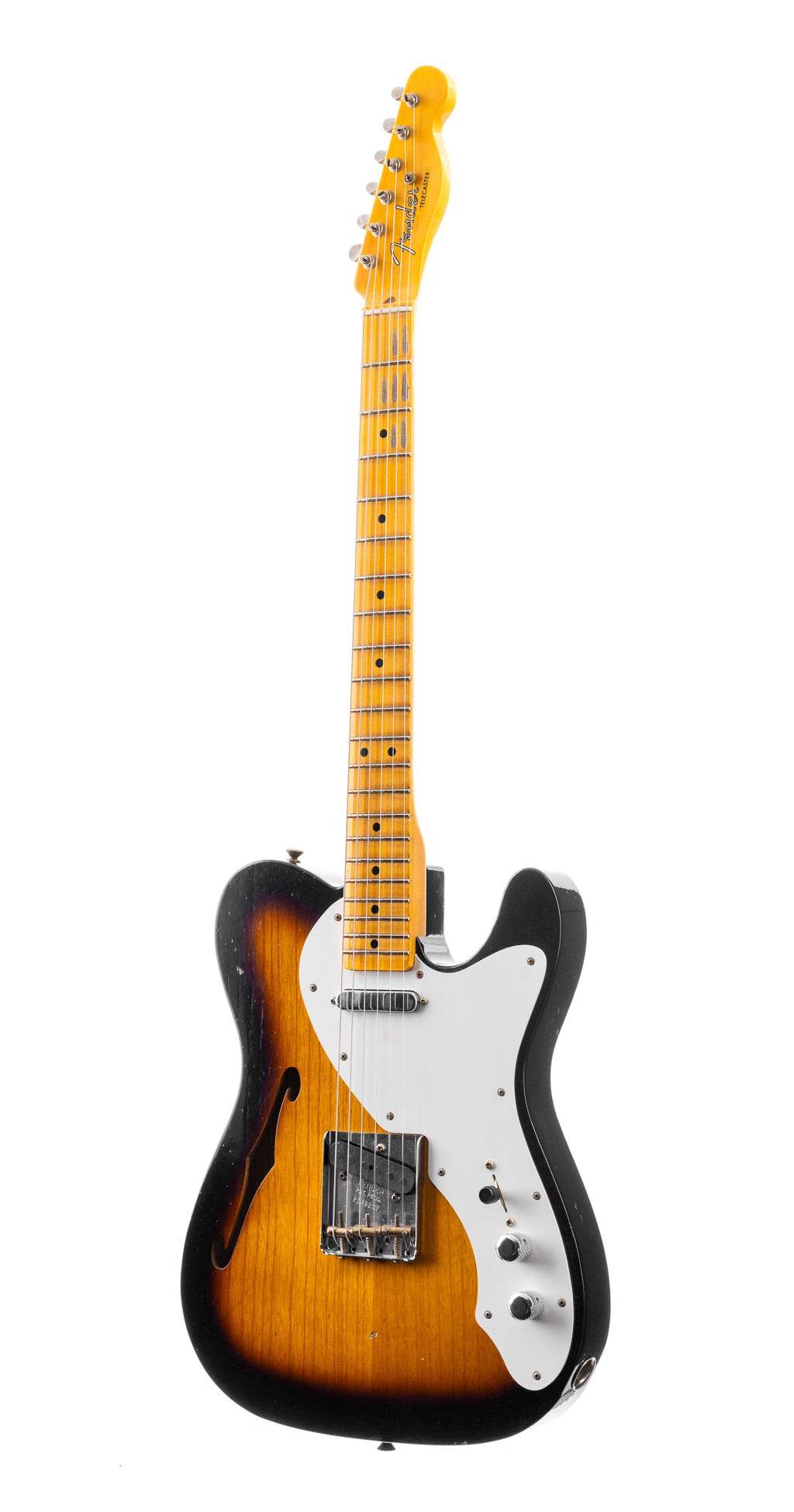 Fender Custom Shop 50s Thinline Telecaster Journeyman Relic - 2 Tone Sunburst (237)