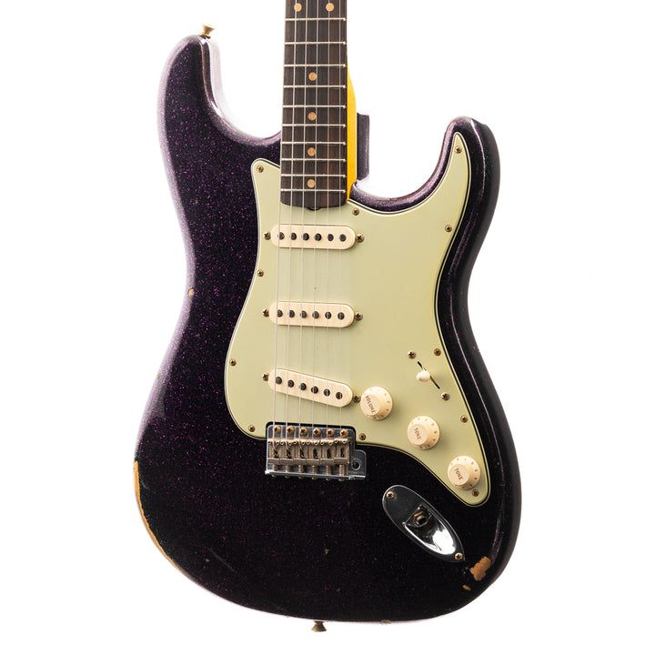Fender Custom Shop Special Run 1960 Stratocaster Relic - Magenta Sparkle (414)