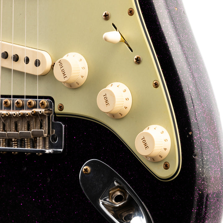 Fender Custom Shop Special Run 1960 Stratocaster Relic - Magenta Sparkle (414)