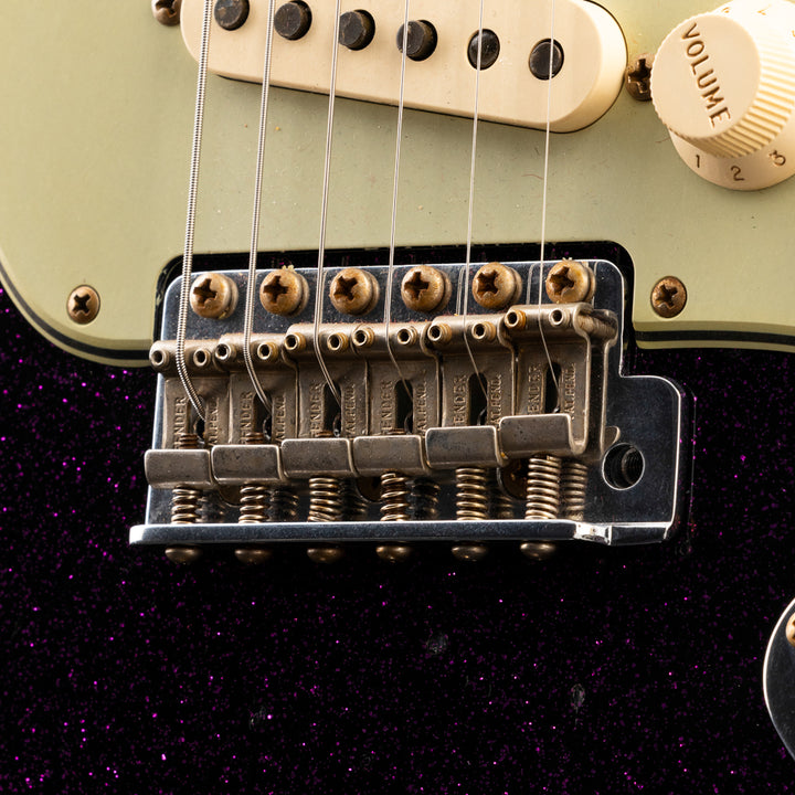 Fender Custom Shop Special Run 1960 Stratocaster Relic - Magenta Sparkle (414)