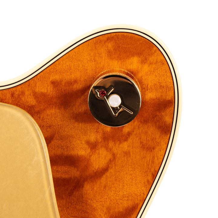 Gretsch Limited Edition Falcon Center Block Jr. with Bigsby Quilted Maple - Roundup Orange (740)