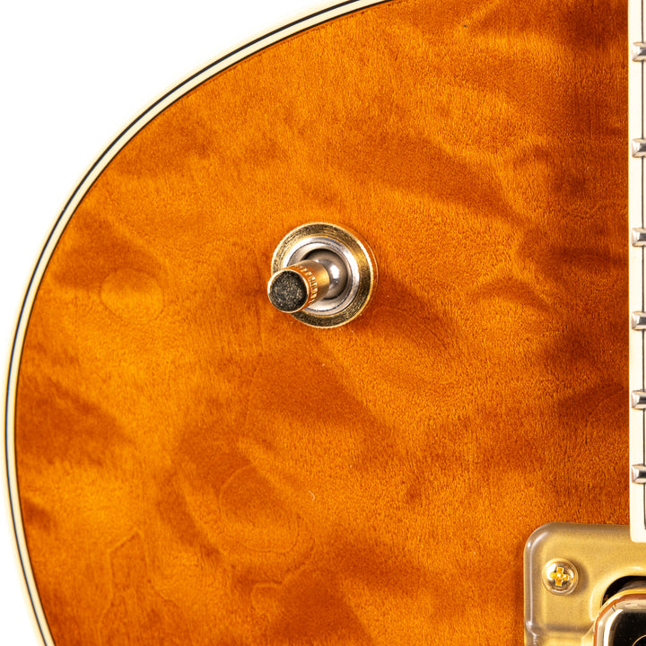 Gretsch Limited Edition Falcon Center Block Jr. with Bigsby Quilted Maple - Roundup Orange (740)