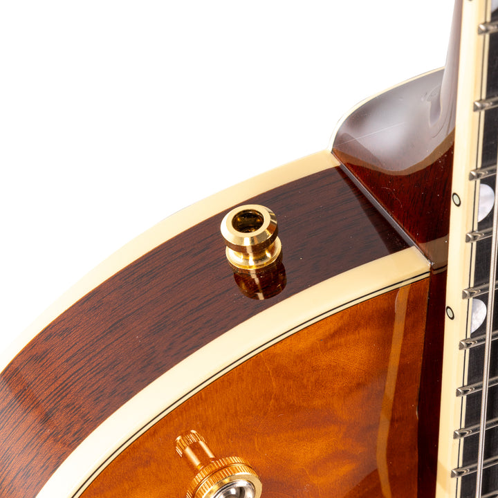 Gretsch Limited Edition Falcon Center Block Jr. with Bigsby Quilted Maple - Roundup Orange (740)