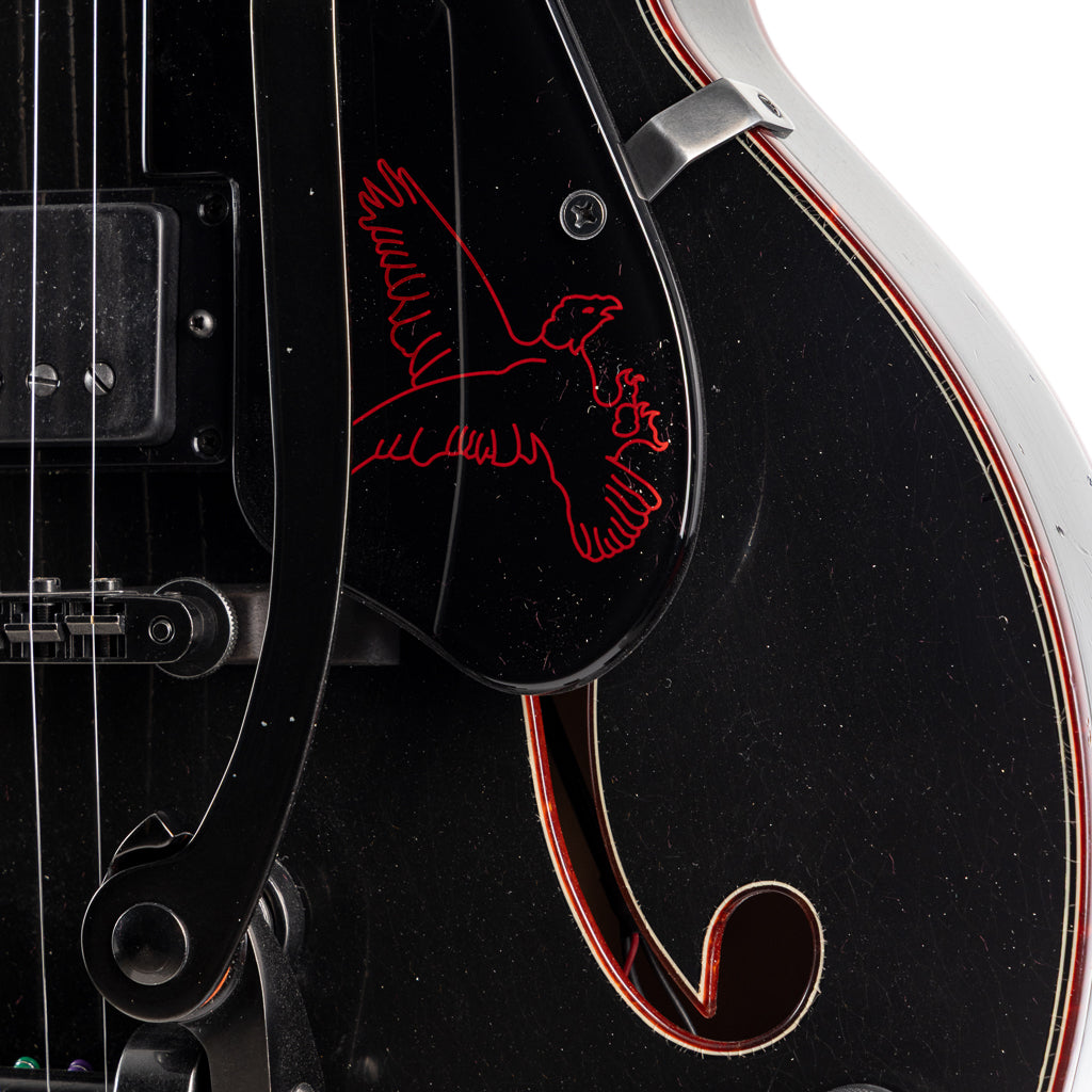 Gretsch USA Custom Shop Chad Hendrickson Masterbuilt G6136-JR Relic - Black Metallic (910)
