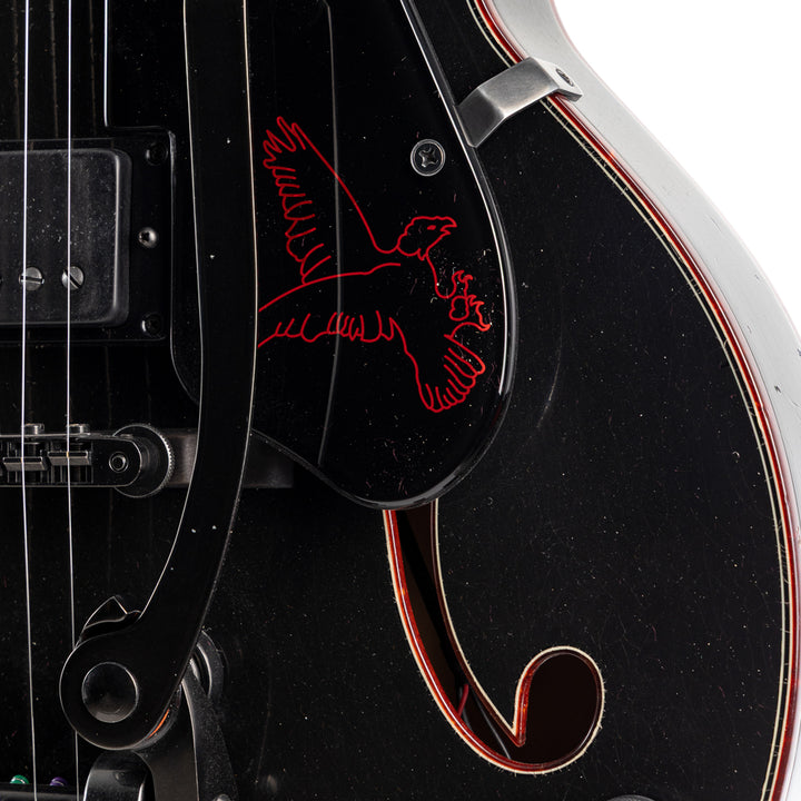 Gretsch USA Custom Shop Chad Hendrickson Masterbuilt G6136-JR Relic - Black Metallic (910)