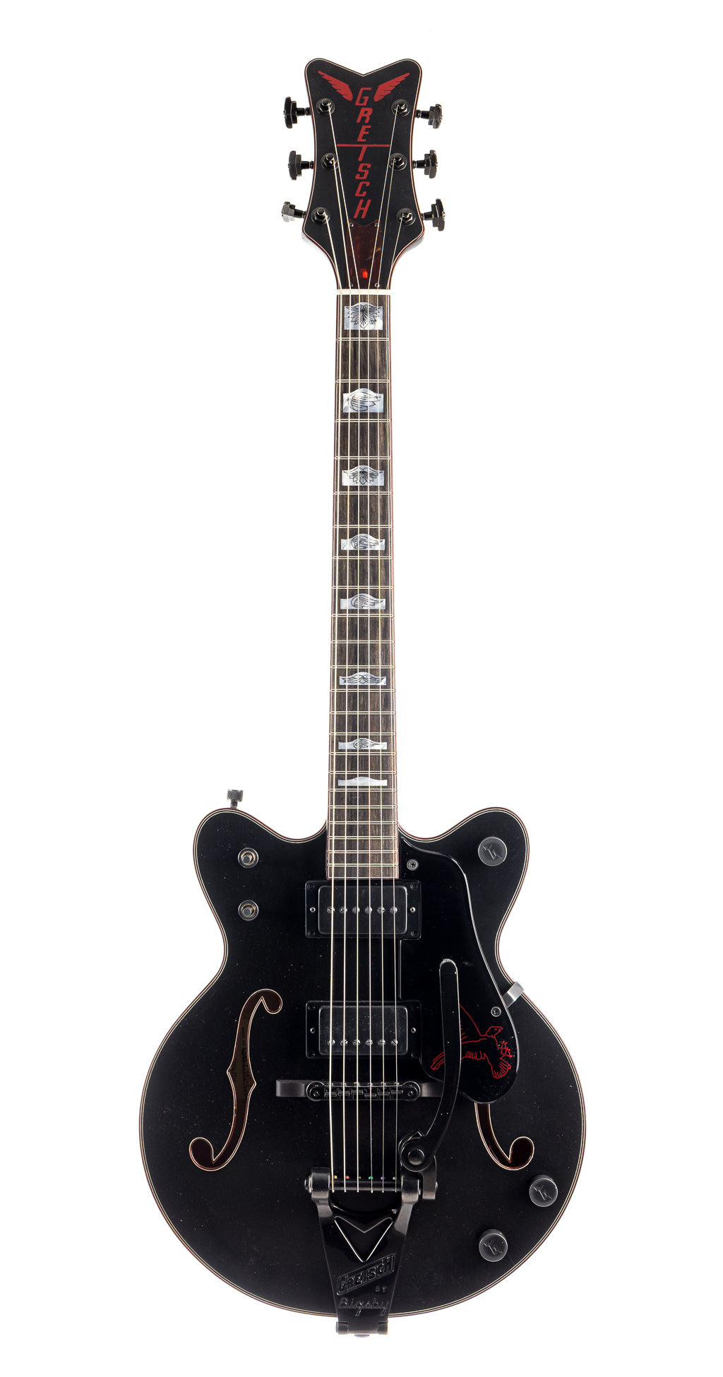 Gretsch USA Custom Shop Chad Hendrickson Masterbuilt G6136-JR Relic - Black Metallic (910)