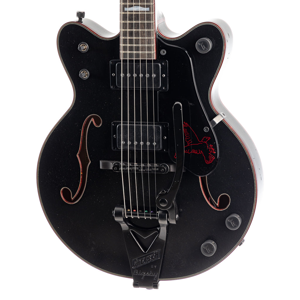 Gretsch USA Custom Shop Chad Hendrickson Masterbuilt G6136-JR Relic - Black Metallic (910)