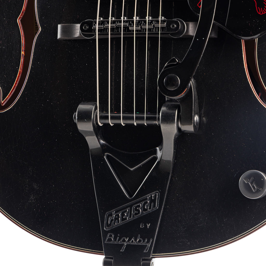 Gretsch USA Custom Shop Chad Hendrickson Masterbuilt G6136-JR Relic - Black Metallic (910)