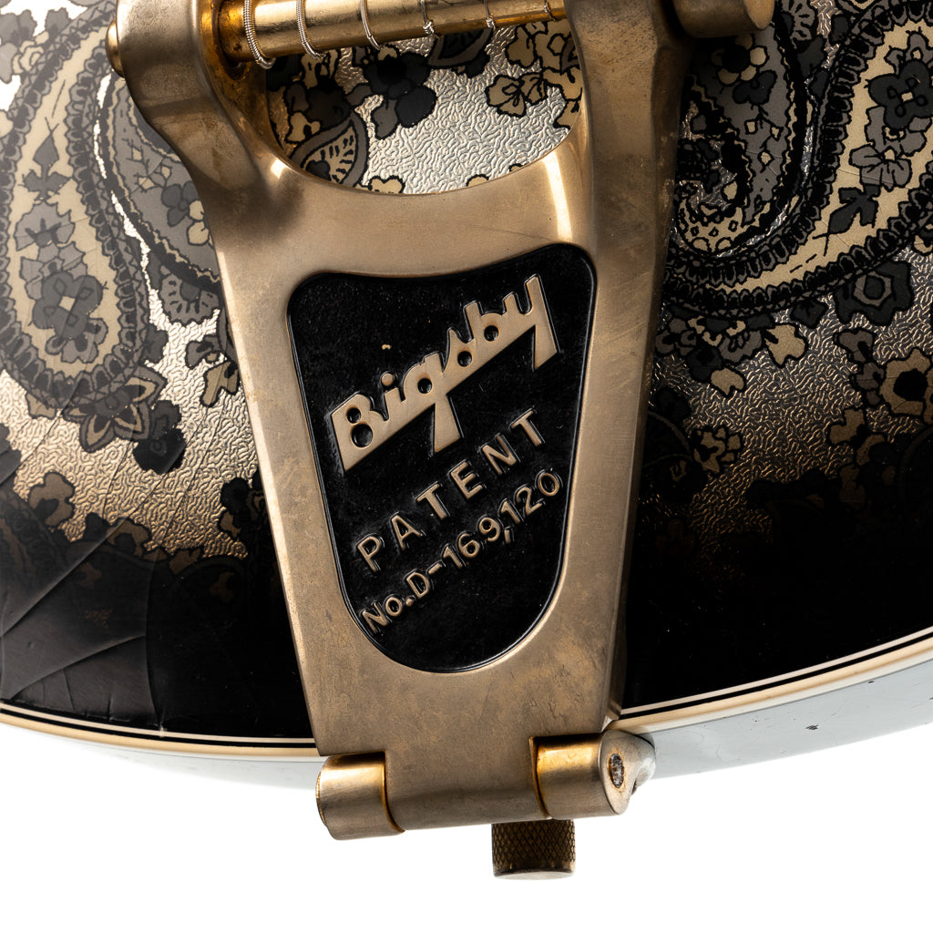 Gretsch USA Custom Shop G6128 - 1962 Duo Jet Relic - Black Paisley