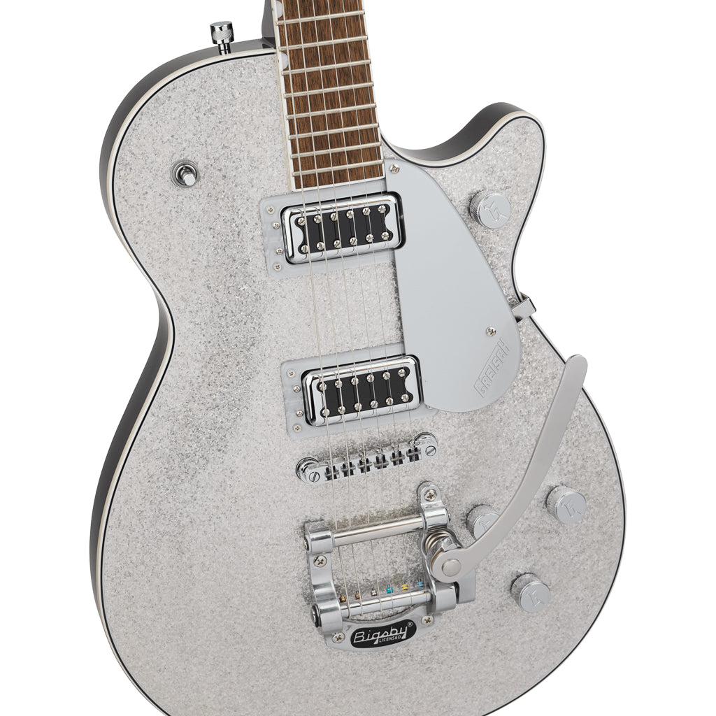 Gretsch G5230T Electromatic Jet FT Single-Cut With Bigsby – Silver Sparkle