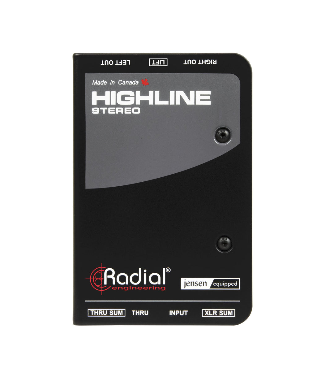 Radial Highline Stereo Passive Line Isolator