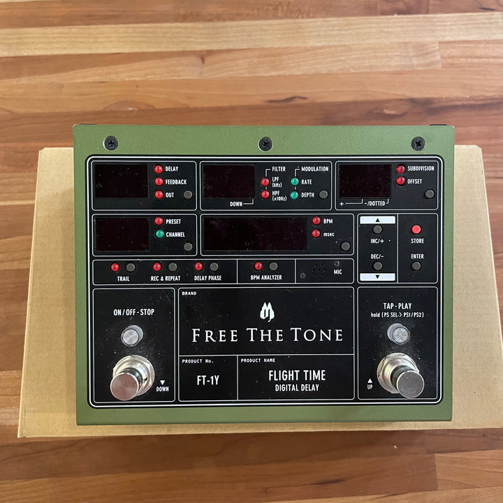 Free The Tone Standard Series FT-1Y Flight Time Digital Delay (838