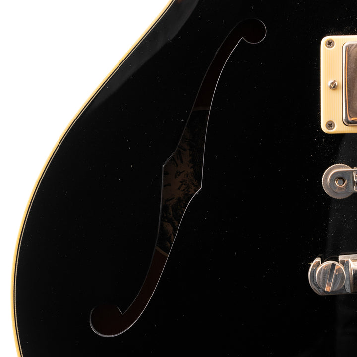 Collings I-35 Deluxe - Jet Black Top / Doghair Back & Sides