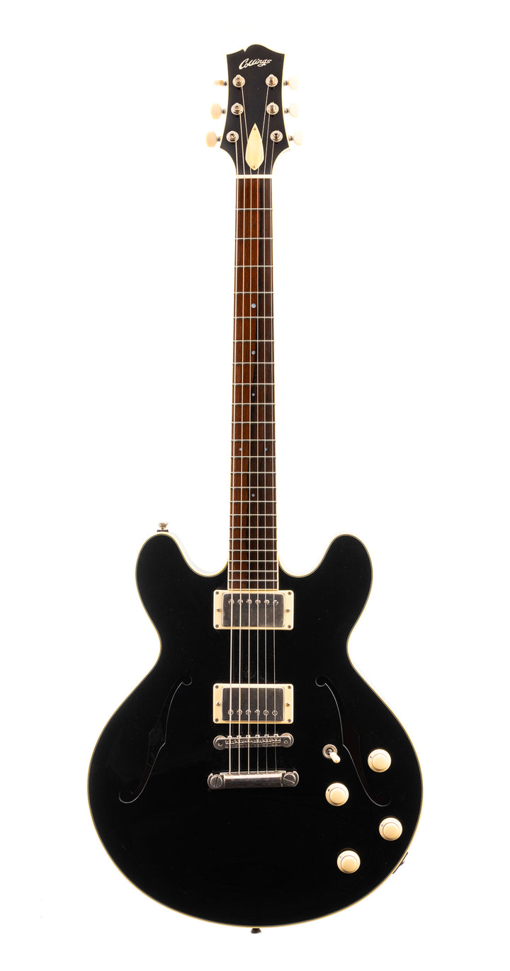 Collings I-35 Deluxe - Jet Black Top / Doghair Back & Sides