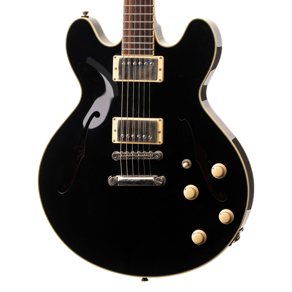 Collings I-35 Deluxe - Jet Black Top / Doghair Back & Sides