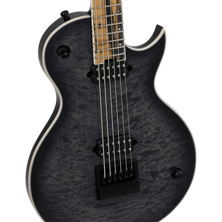 Jackson Pro Plus Series Signature Sleep Token IV Monarkh SC Baritone Electric Guitar - Transparent Black Burst