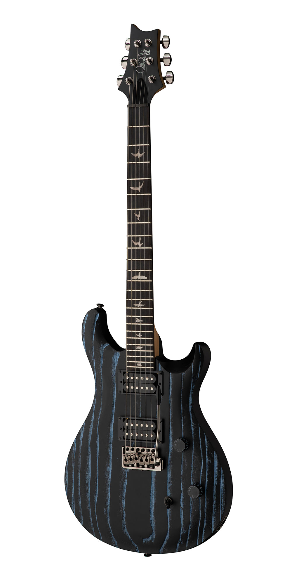 PRS Limited Edition SE Swamp Ash CE 24 - Sandblasted Blue (741)