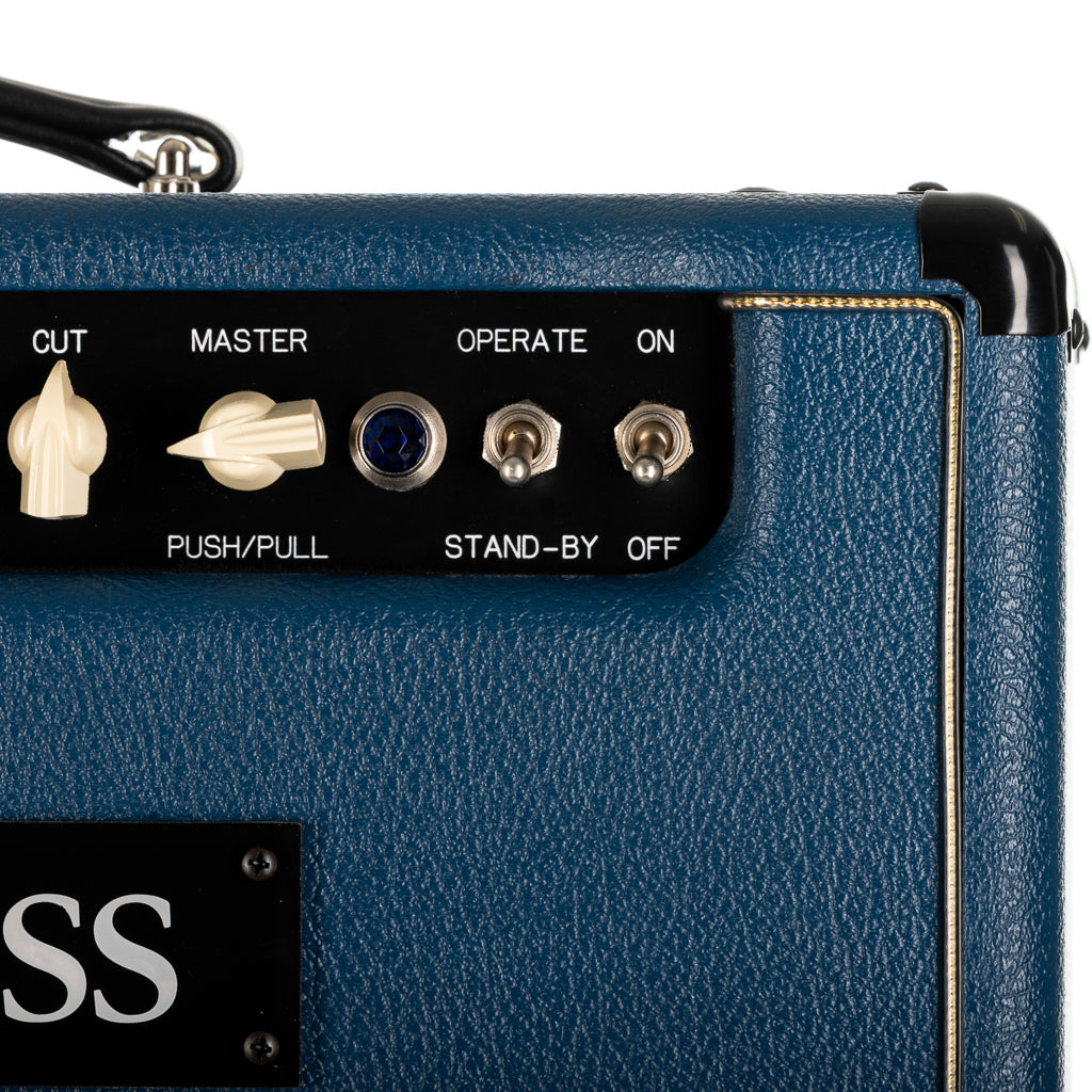 Matchless HC-30 Head & ESD 2x12 Cabinet - Navy Blue w/Gold Grille