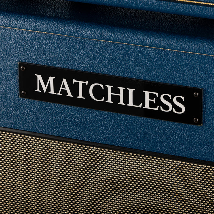 Matchless HC-30 Head & ESD 2x12 Cabinet - Navy Blue w/Gold Grille