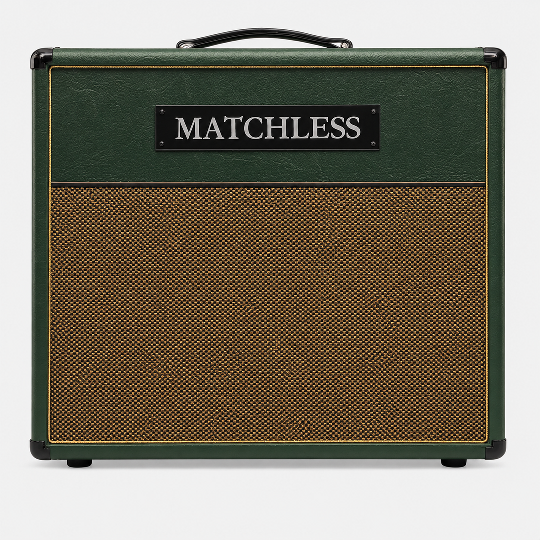 Matchless ESS 1x12 Cabinet - Green / Gold Grille