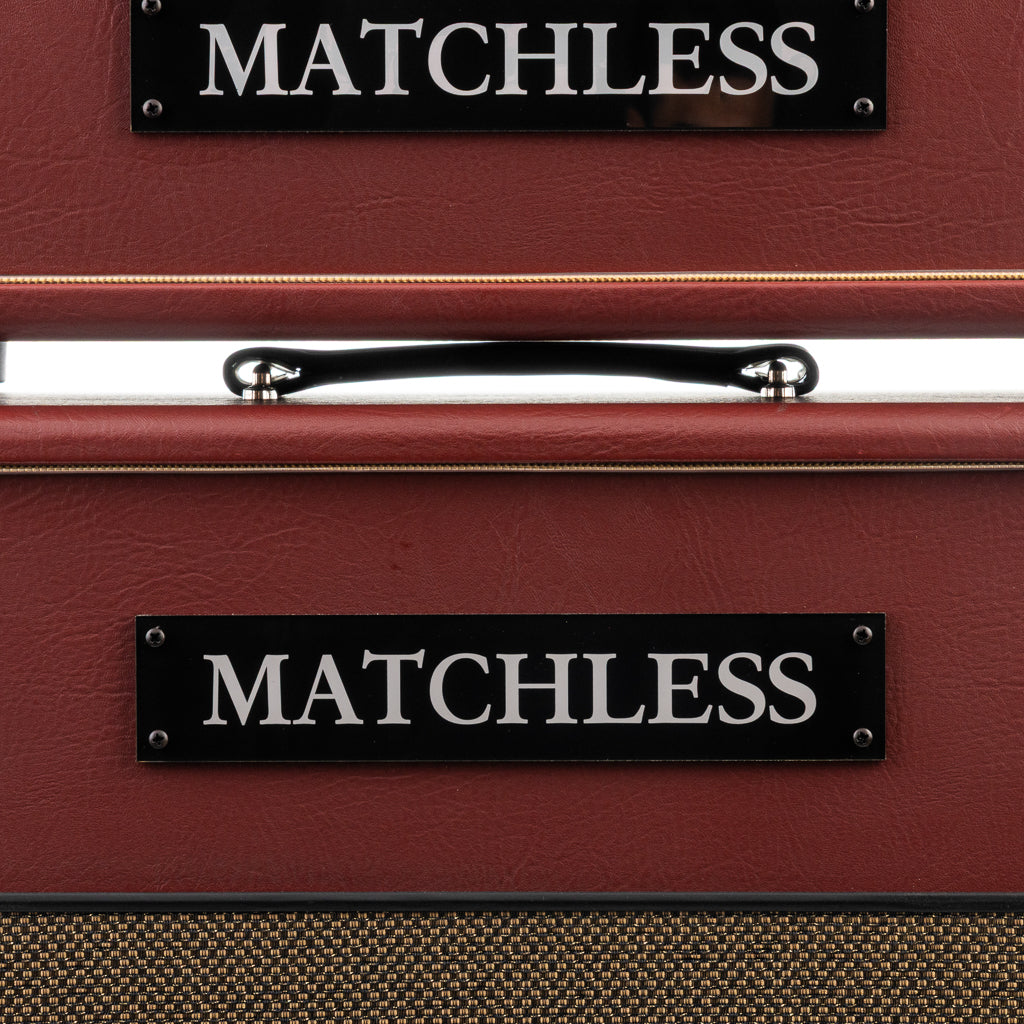 Matchless HC-30 Head & ESS 1x12 Cabinet - Burgundy / Gold Grille